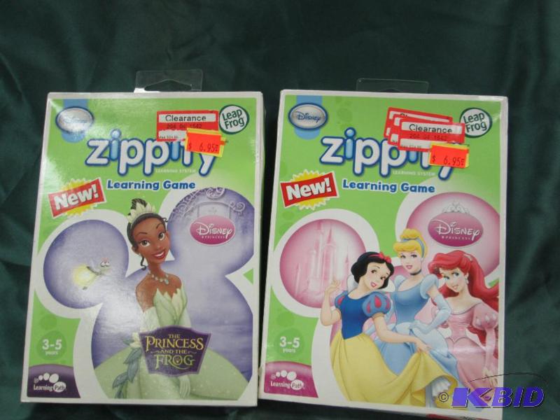 Qty 2 Disney Zippity Learning game 3-5 years ...