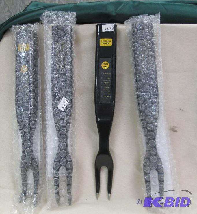 Qty 4 Thermometer fork...