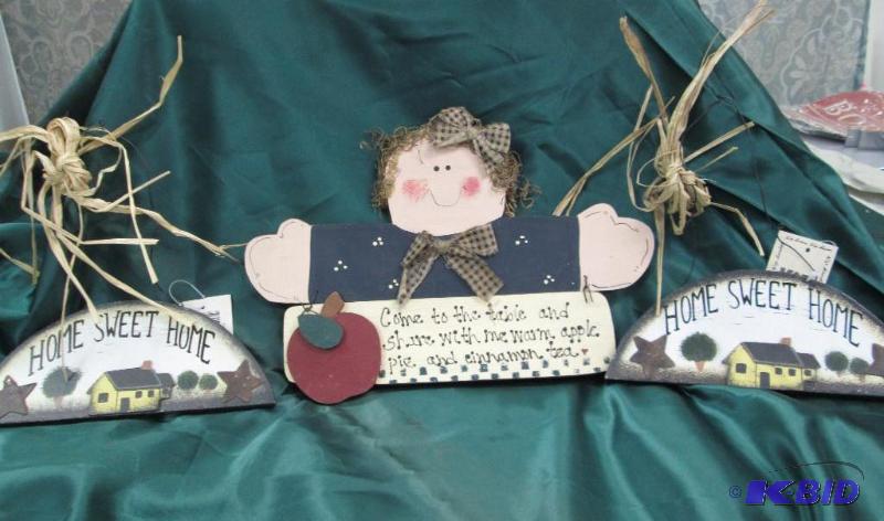 Qty 3 Home sweet home hanging decoration and ...