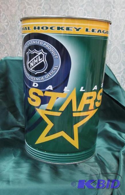 Dallas Star trash can...