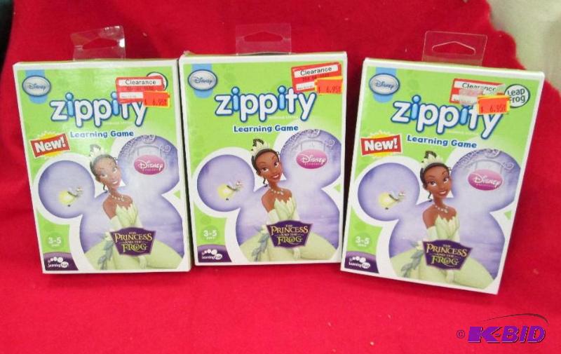 Qty 3 Disney Sippity Learning game the Prince...