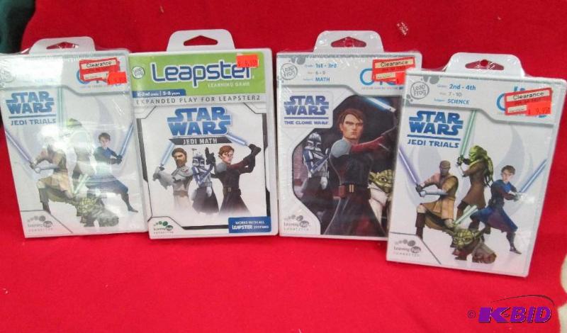 Qty 4 Leap Frog Star Wars Jedi Trials, Star W...