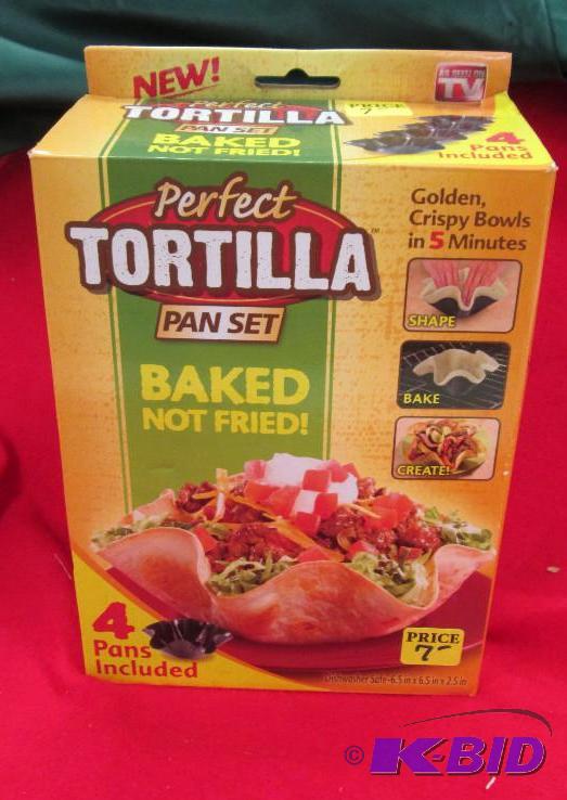 Perfect Tortilla pan set Baked not fried...