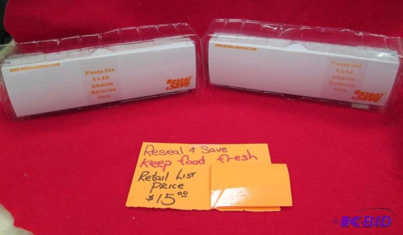 Qty 2 Reseal &amp save keep food fresh...