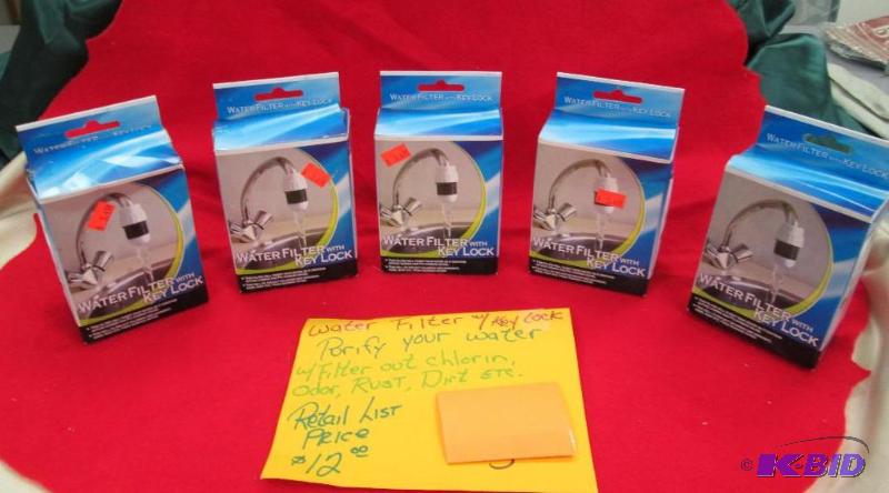 Qty 5 Water Filter w key lock Purify your wa...