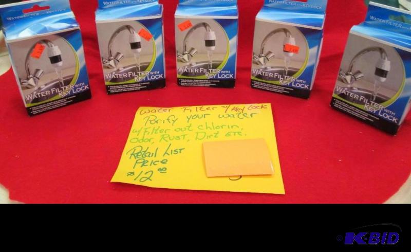Qty 5 Water Filter w key lock Purify your wa...