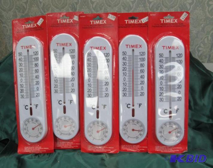 Qty 5 Timex 11  indooroutside tube thermomet...