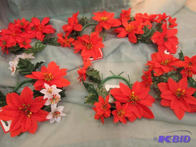 Candle ring flowers qty 6...