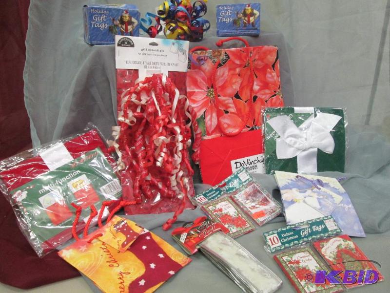 gift wrapping supplies...