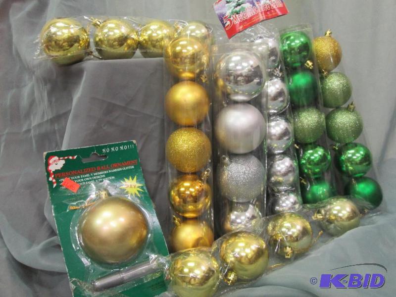 misc. tree decorations qty 8 packages...