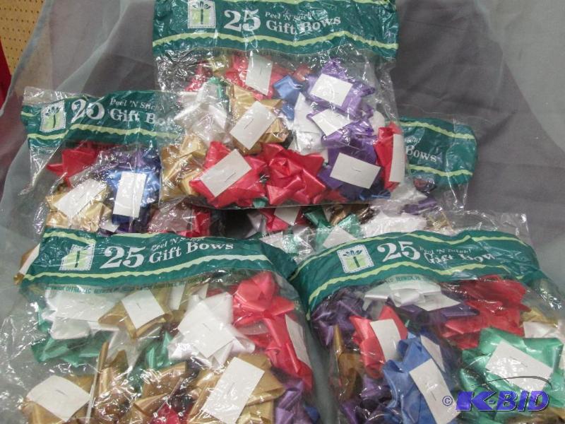 gift bows qty 5 packages...