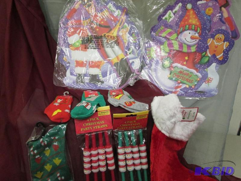 drinking straws, wall cutouts,kids socks, hol...