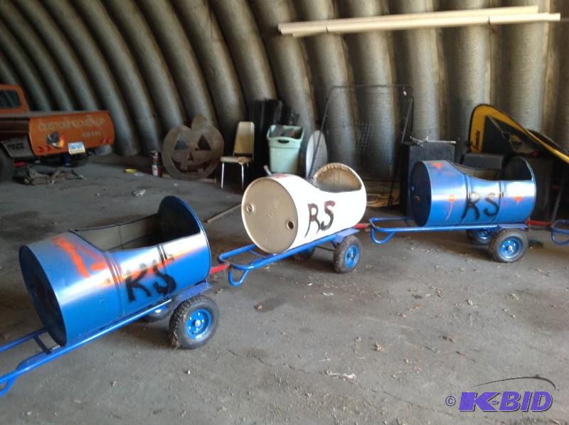 lot 4 image: Barrel train 5 cars