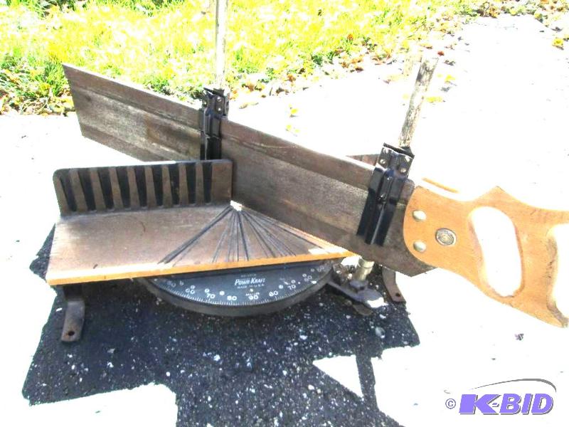 lot 13 image: Wards Powrcraft Miter Saw...
