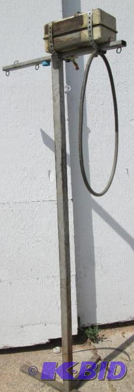 lot 210 image: Raised tank on stand...