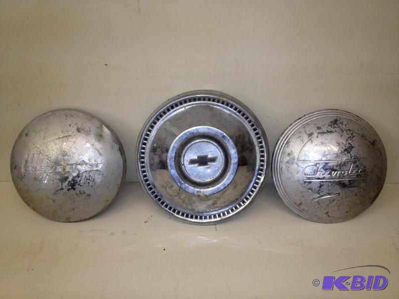 3 Chevrolet Dog Dish Center Caps&nbsp...