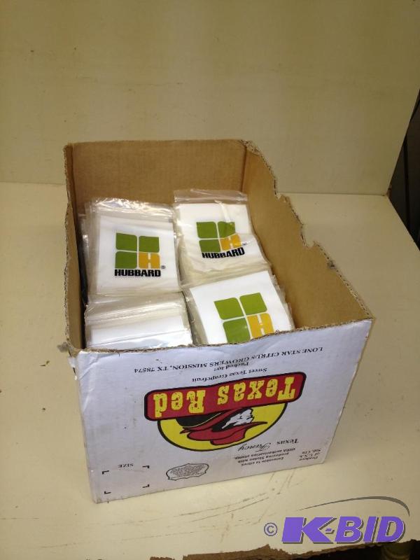 Half Case Hubbard Seed Sample Bags  &nbsp...