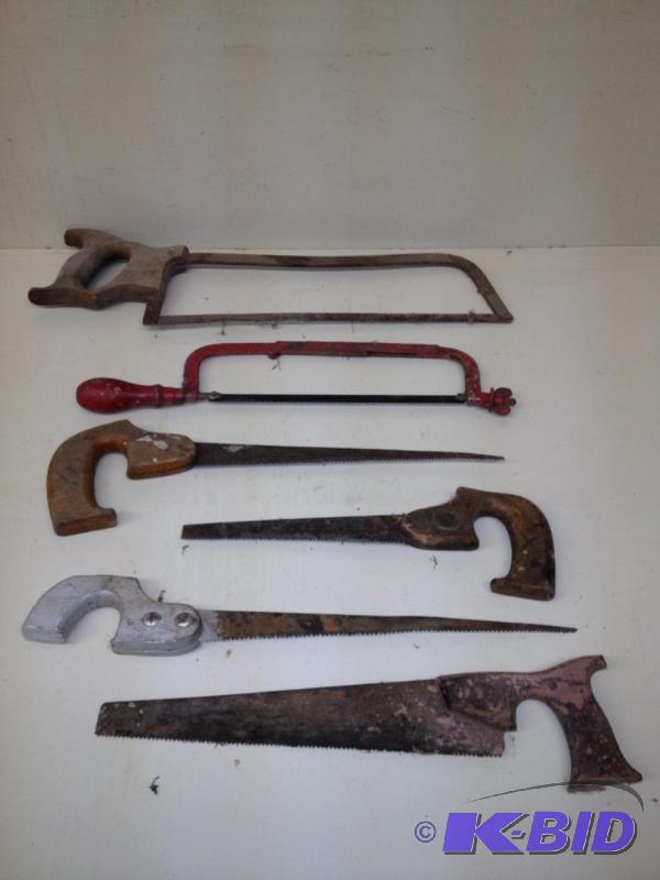 6 Hand Saws&nbsp...