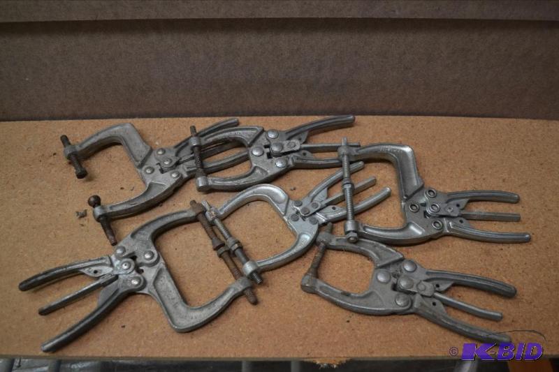 lot 126 image: Adjustable C-Clamps