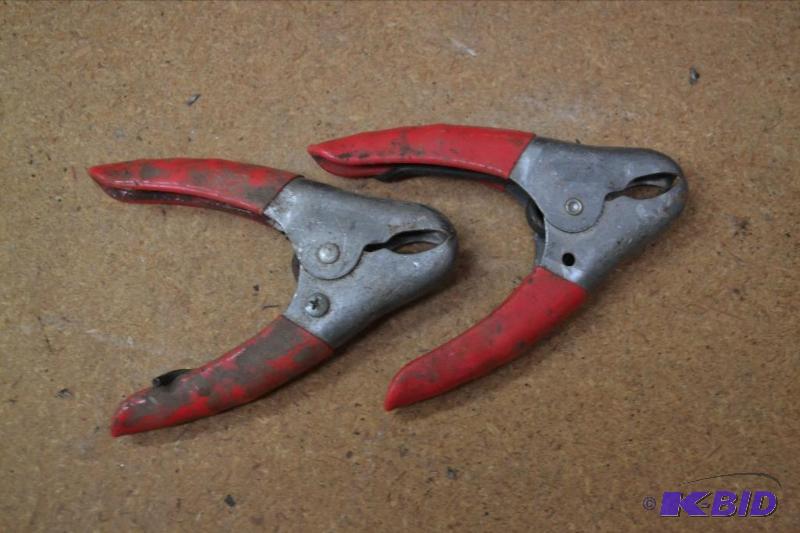 lot 130 image: Pair of Battery Clamps