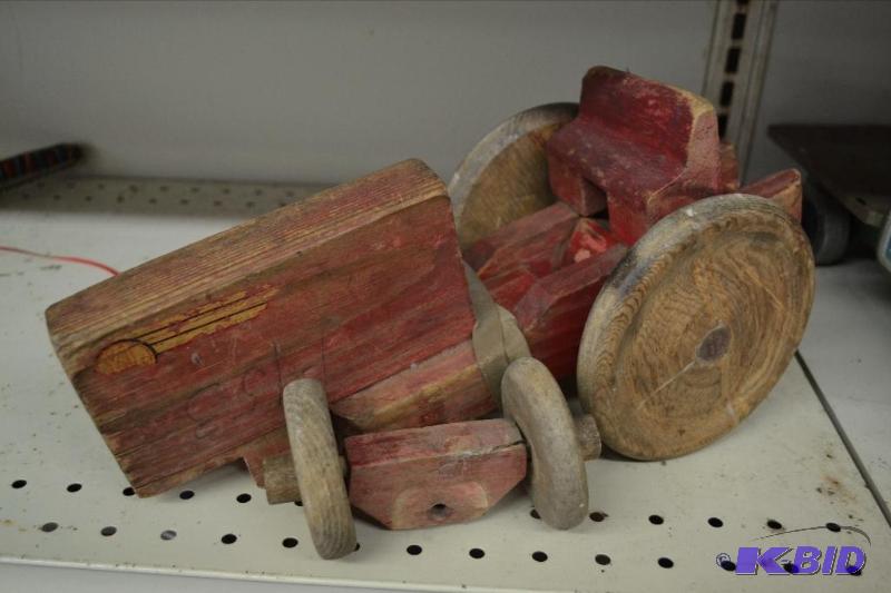 lot 177 image: Wooden Toy Tractor