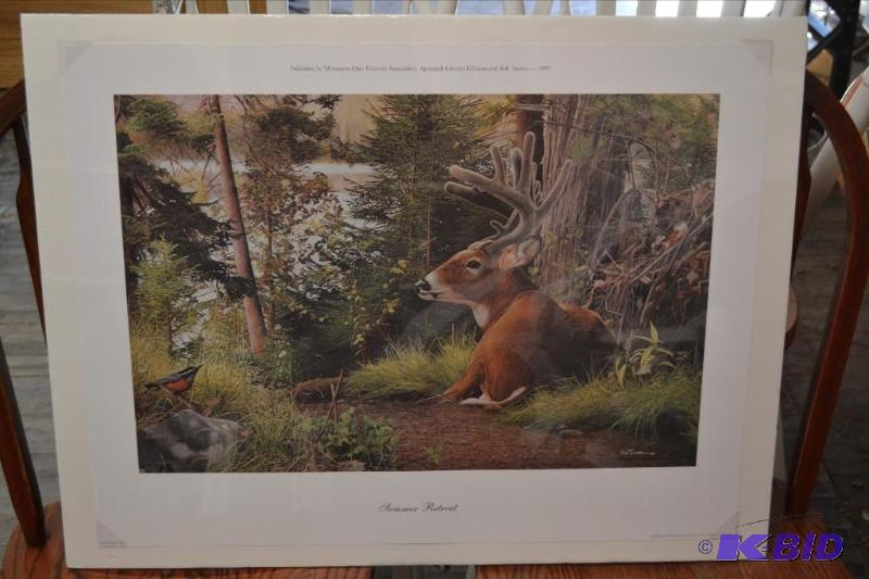 lot 24 image: Wildlife Print