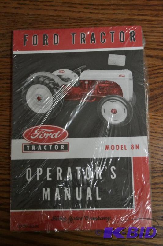 lot 30 image: Ford Tractor Operators Manual