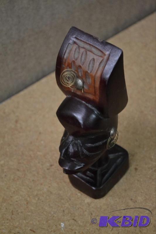 lot 93 image: Wooden Statuette