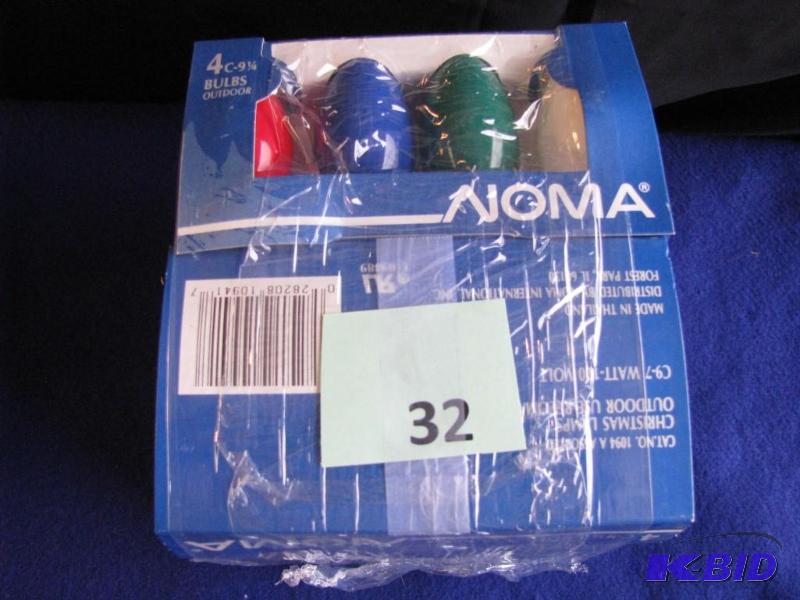 lot 32 image: 10 Packages of 4 Colored Light Bulbs. Indoor...