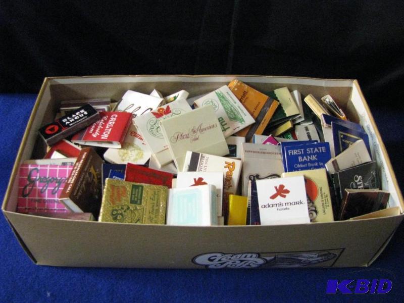 lot 67 image: large lot of vintage advertising matchbooks...