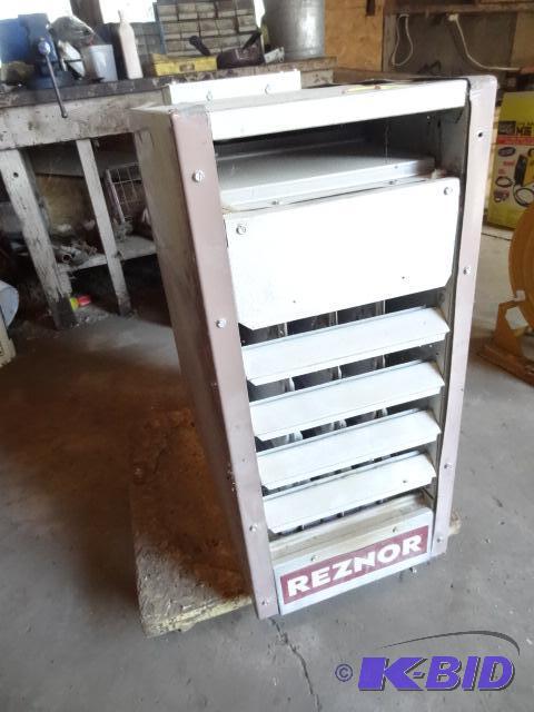 Reznor unit heater. Model F50-3. Aug 2000. Na...