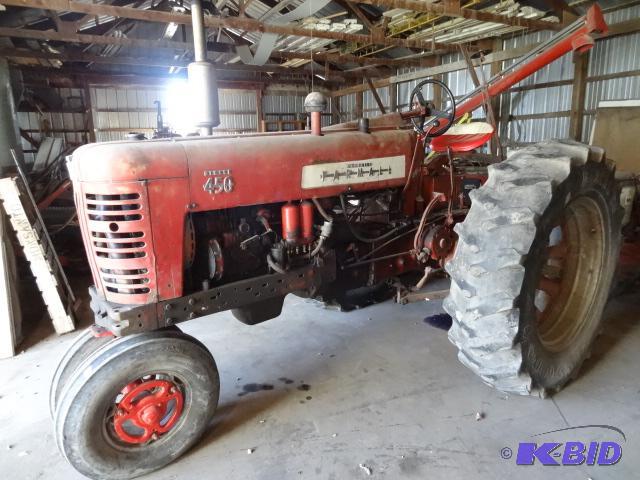 McCormick Farmall 450 diesel tractor. Serial ...