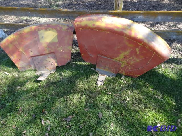 2 metal tractor fenders. Looks to be off of a...