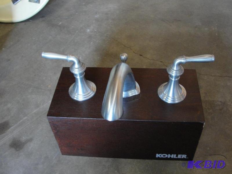 Kohler 2 Handled Brushed Aluminum...