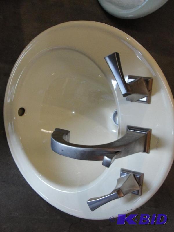 Kohler Light Yellow&nbspSink with Faucet &nb...