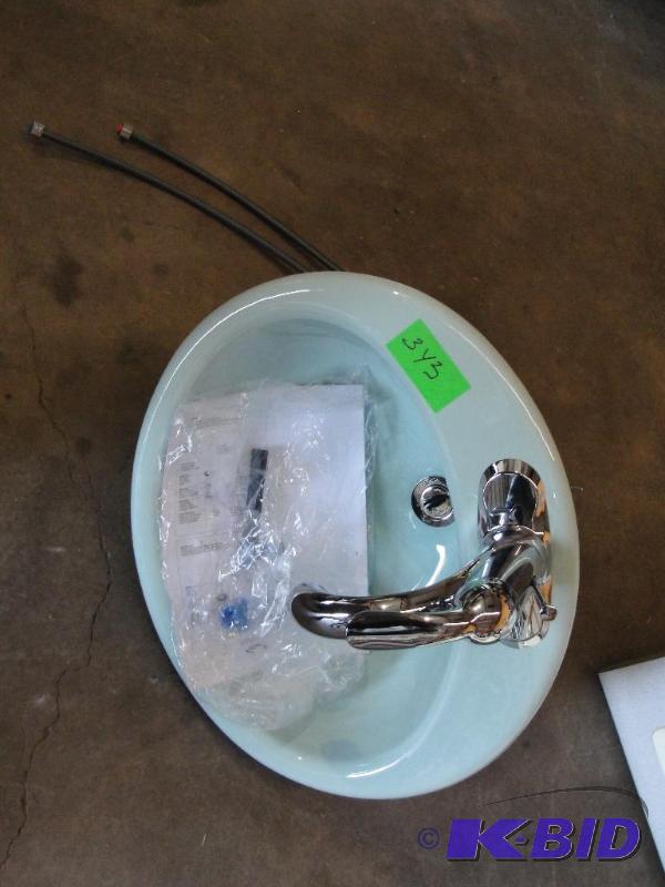 Delta Oval Sink and Faucet...
