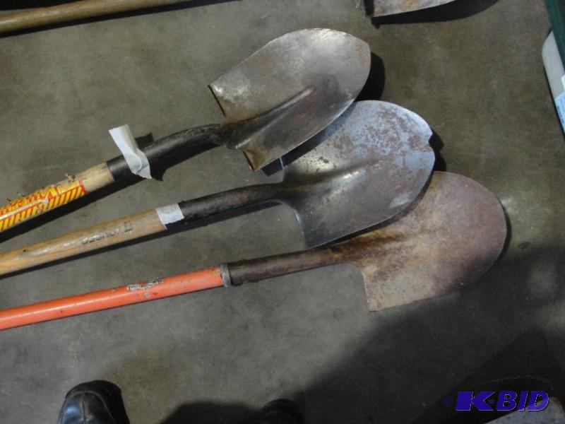 3 Shovels...
