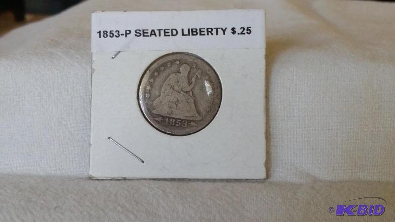 Seated Liberty Quarter
