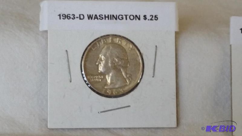 Washington Silver Quarter Dollar