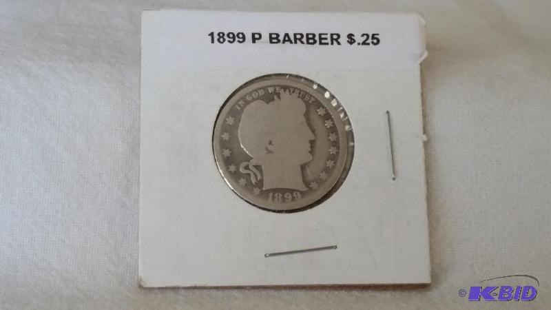 Barber or Liberty Silver Quarter