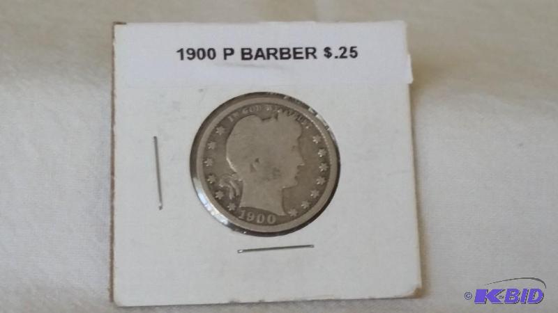 Barber or Liberty Silver Quarter