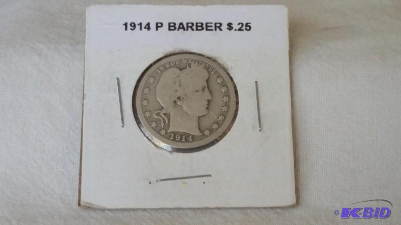 Barber or Liberty Silver Quarter