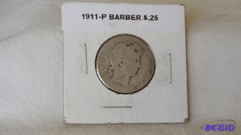 Barber or Liberty Silver Quarter