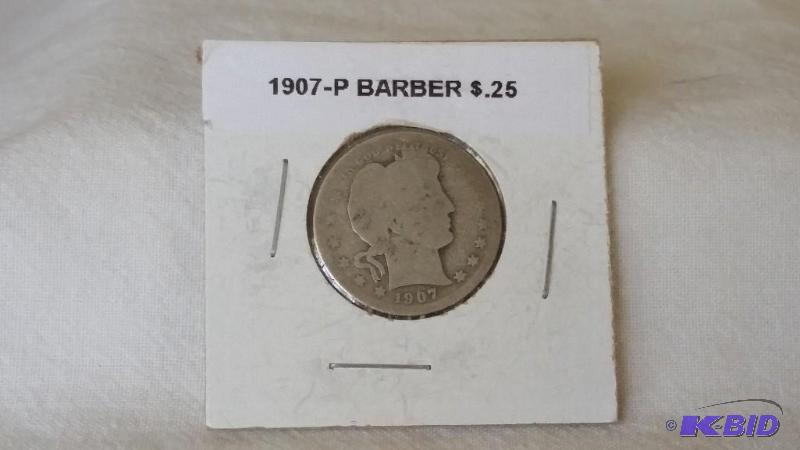 Barber or Liberty Silver Quarter