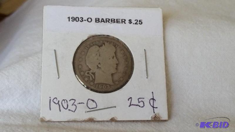 Barber or Liberty Silver Quarter