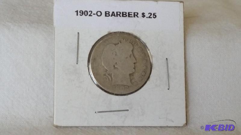 Barber or Liberty Silver Quarter
