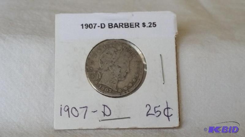 Barber or Liberty Silver Quarter