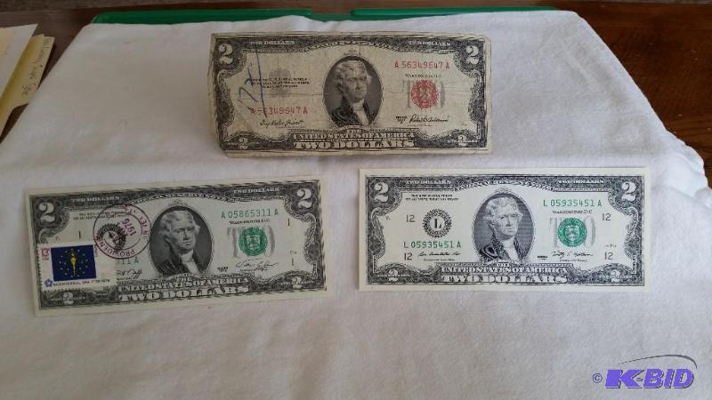 US Note, 3 count