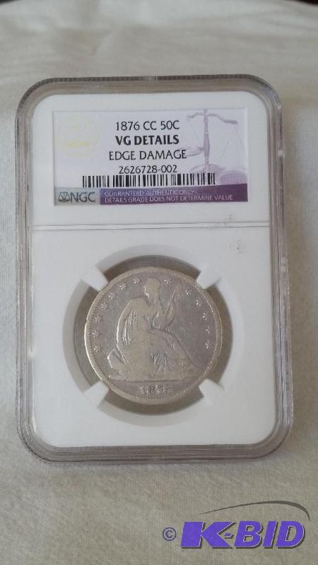 Seated Liberty 50 cent coin
