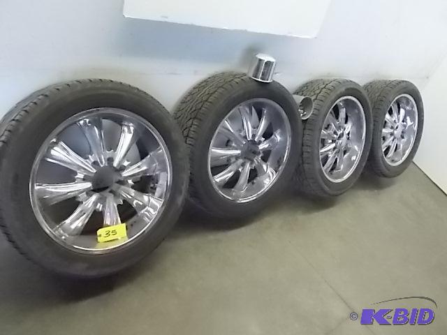 lot 35 image: EMR INCUBUS Alloy Rims with Falken ZIEX ST20...